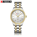 CURREN 9010 Watch Women Casual Fashion Quartz Wristwatches Ladies Gift Crystal Design relogio feminino gold blue